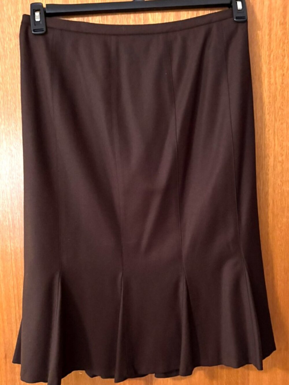 Talbots Trumpet Skirt Sz18 Brown NWT